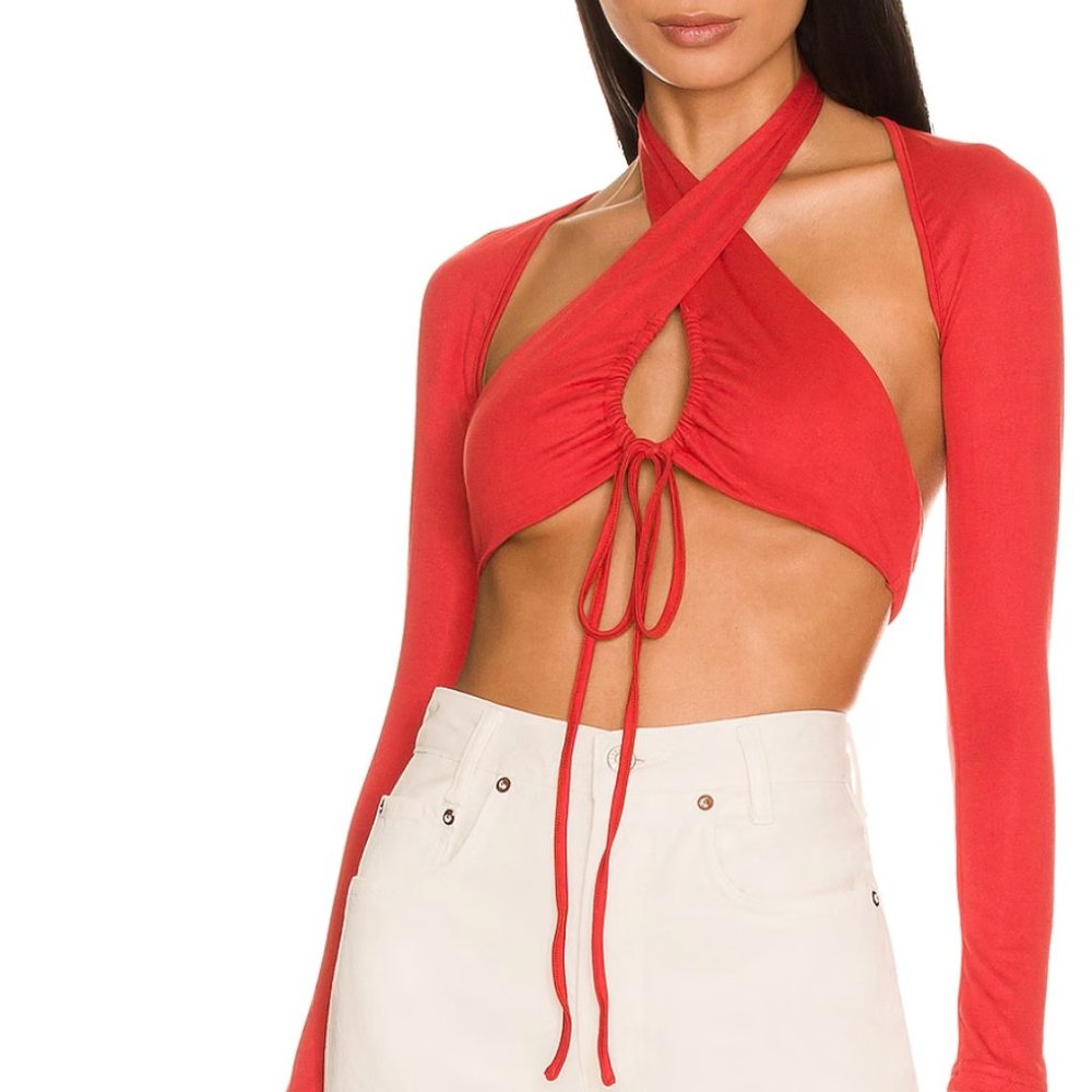 Lucy Wrap Crop Top